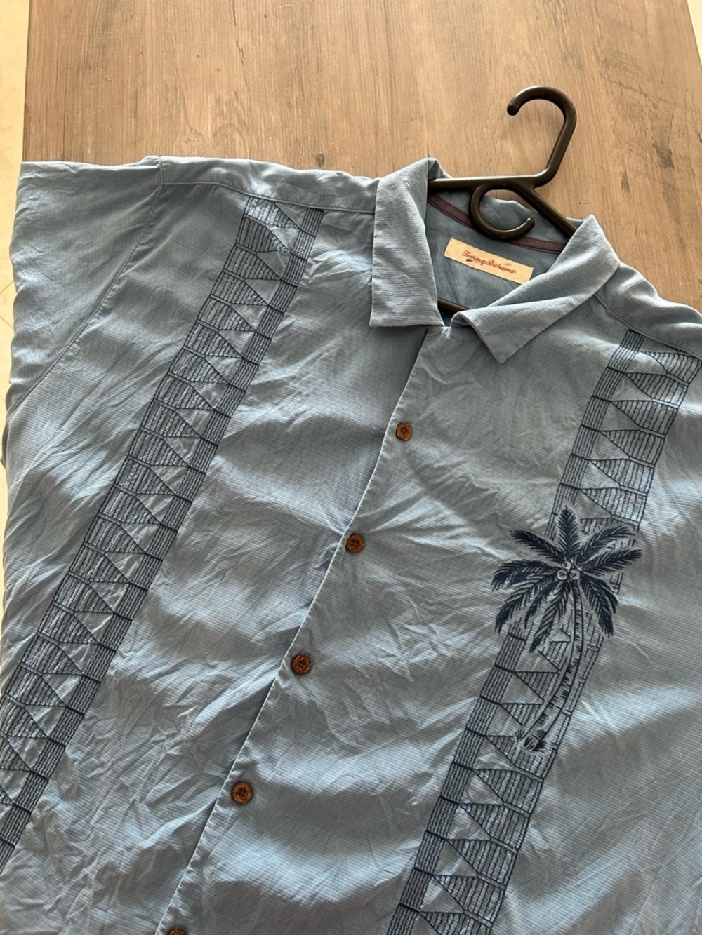 Tommy Bahama men’s button down tropical 100% Silk Shirt size XLX